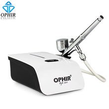 OPHIR Pro-Kit de aerógrafo con compresor de aire para decoración de tartas, pistola de pintura, herramientas de pastel _ AC117W + AC004A 2024 - compra barato