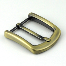 Hebilla de cinturón de Metal cepillado para hombre, 1x40mm, barra de talón, Pin único, Media hebilla, accesorios de repuesto para cinturón de 37-39mm 2024 - compra barato