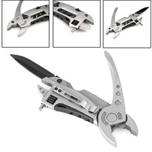 adjustable multi fucntion utility tool fold knife plier spanner jaw screwdriver wrench tool travel camp hike hunt survive kit 2024 - buy cheap