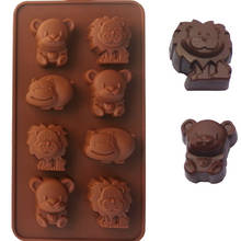 2017 Fashion Kitchen Accessories Cute Animal Shape Silicone Chocalate Mold Cake Mould Cookies Mold Baking & Pastry Tools D0287 2024 - buy cheap