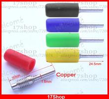100PCS Copper 5 Color 2.0mm Banana Plug for Binding Post Test Probes Instrument 2024 - buy cheap