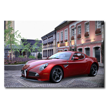 Alfa Romeo 8C Competizione Super Car Wall Art Poster Canvas Prints painting For Home Room Decor 2024 - buy cheap