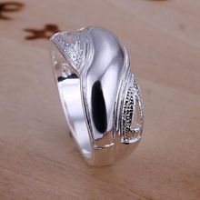 silver plated ring,high quality ,fashion jewelry, Nickle free,antiallergic Smooth X Ring tvoi rmrj 2024 - buy cheap
