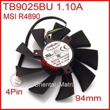 Free Shipping New TB9025BU 12V 1.10A 94mm For MSI R4890 Graphics / Video Card Cooler Cooling Fan 4Pin 4Wire 2024 - buy cheap