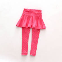Baby Girl Leggings Skirt-pants Cake Skirt Baby Girl Winter Warm Leggings Children's Girls Skirt Pant Bootcut For 2-7Y 2024 - buy cheap