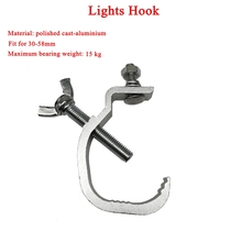 Dj Equipment Hanging Stage Light Hook For Max 15kg Moving Head Beam Light Clamp Aluminium Stage Truss Clamp Disco Dj Nightclub 2024 - buy cheap