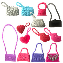 3 шт./лот, сумки для кукол Барби, смешанные сумки в форме сумки, детские игрушки, милые подарочные детали для кукол DZ 2024 - купить недорого