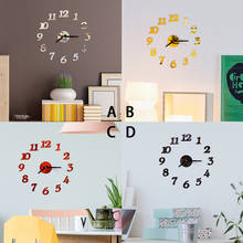 3D DIY Acrylic Mirror Wall Sticker Clock Home Decor Mural Decals European Acrylic wall clock diy wall stickers clock 16 styles 2024 - buy cheap