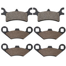 Cyleto Motorcycle Front and Rear Brake Pads for POLARIS 800 Sportsman Big Boss 800 / EFI 6x6 / EFI 2009-2012 2024 - buy cheap