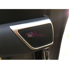 Cubierta de altavoz de puerta Interior para coche, Panel de revestimiento de Audio cromado, accesorios para Toyota Alphard VELLFIRE 30, 2016-2019 2024 - compra barato