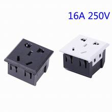 10PCS/lot AC 250V 16A Standard Power Socket Outlet Plug Power Receptacle PDU socket Universal socket 2024 - buy cheap