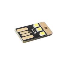 Chaveiro de led com lâmpada led, portátil, usb, branco, prático, novo, iluminação, mini, de bolso, 1 peça