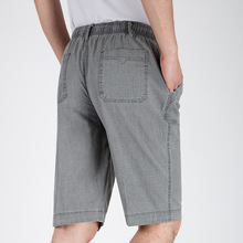 Summer Linen Shorts Fashion Mens Loose Baggy Straight Short Pants Thin High Waist Male Clothing 2024 - buy cheap