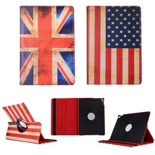 Rotary 360 Degree Rotating USA UK National Flag Print Folio Stand PU Leather Cover Case For Apple iPad Pro 10.5 10.5" Tablet 2024 - buy cheap