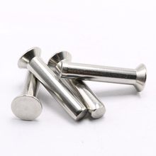 30Pcs M5 Stainless steel rivet countersunk head rivets GB869 solid rivets 6mm-40mm Length 2024 - buy cheap