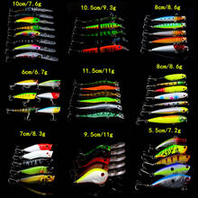 52pcs/lot Fishing Lures Mixed Minnow/Crank/Popper/VIB/Pencil Lure 52 Colors Carp Fishing Tackle Quality Professional Fish Bait 2024 - buy cheap