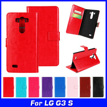 Luxury Flip Wallet PU Leather Case Cover For LG G3s G3 s mini Beat D724 D722 D728 D725 Cell Phone Shell Cover With Card Holder 2024 - buy cheap