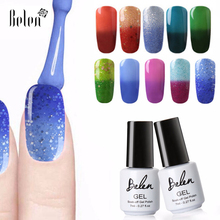 Belen-botella blanca de 7ml, esmalte de uñas de Gel camaleón que cambia la temperatura, Barniz UV LED para decoración de uñas, laca de la suerte, 100 colores a elegir 2024 - compra barato