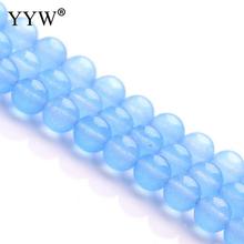 Natural Stone Calcedony Beads Round Loose Beads 6/8/10/12/14mm AAAAA Blue Beads DIY Necklace Bracelet Jewelry Making Accessories 2024 - buy cheap