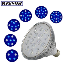 Luz de acuario LED para mascotas, lámpara de iluminación para acuario, Coral marino, algas de sumidero, UV, IR, roja, 54W 2024 - compra barato