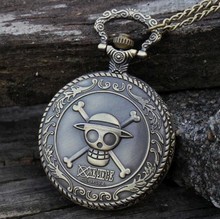 High Quality 47X47MM New Arrival Big Size Antique brass Pirates of the Caribbean Pocket Watch wholesale 2024 - buy cheap