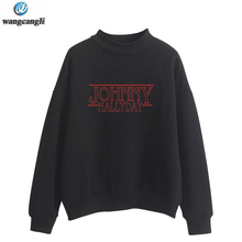 Johnny Hallyday hoodies women/men winter fashion brand turtleneck hoodie sweatshirt warm casual women tracksuit plus size 4xl 2024 - buy cheap