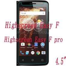 2PCS Tempered Glass  9H Explosion-proof Protective Film Screen Protector mobile phone for Highscreen Easy F / f pro  4.5" 2024 - buy cheap