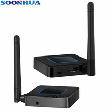 SOONHUA Q4 Miracast 1080P HD WiFi медиа-дисплей 2,4G/5G ТВ-палка экран WiFi дисплей беспроводной HDMI ключ Miracast Airplay DLNA 2024 - купить недорого