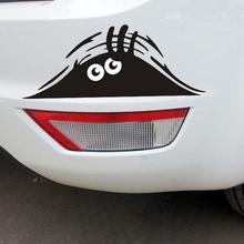 Hzyeyo adesivo decorativo de carro, engraçado, estilo de monstro, decalques de vinil gráficos, tamanhos 2024 - compre barato
