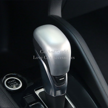 ABS Chrome/Carbon Fiber For Nissan Kicks 2017-2019 Gear Shift Lever Knob Head Cap Cover Trims Interior Car Styling Accessories 2024 - buy cheap