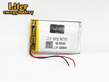 Bateria recarregável 323450 303550 600mah li-po, bateria de polímero de lítio 3.7v para gps mp3 mp4 mp5 dvd brinquedo, gravador de carro 2024 - compre barato