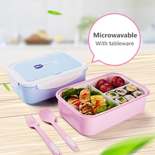 ONEUP Lunch Box Eco-Friendly Portable Food Container With Bags Tableware Microwavable Bento Box For kids Picnic School Office 2024 - buy cheap