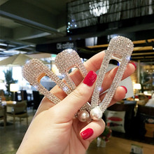 Horquillas coreanas de colores brillantes de imitación, cristales y perlas, pasadores para el pelo para niña y mujer, accesorios para el cabello 2021 2024 - compra barato