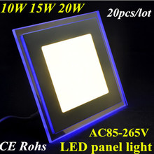 20X 10W 15W 20W Square Acrylic LED Panel downlights Light Indoor Light LED Recessed Panel Ceiling Down Light downlight 2024 - buy cheap