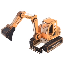 3D Wooden Jigsaw Puzzle Toys Juguetes Games Laser Cut DIY Excavator Modeling Assembly kit kids Educational Learning Wood Toys 2024 - buy cheap