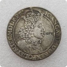Polónia: TALAR 1649 Cópia Moeda moedas comemorativas-moedas réplica medalha moedas colecionáveis 2024 - compre barato