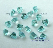 wholesales heart free ship 10pcs Aquamarune March 5mm birthstone floating charm for floating locket as familie friends gift 2024 - buy cheap