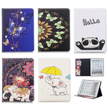 For apple ipad 2 3 4 tablet Case Cover Art Painting Folio Flip leather case for ipad3 ipad4 9.7" Folio Cover tablet Stand Shell 2024 - buy cheap