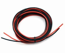 Electrical Wire 18 AWG [3 m Black And 3 m Red] Silicone Wire Hook Up wire Cable of Tinned copper wire High Temperature Resistant 2024 - buy cheap