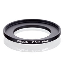 original RISE(UK) 40.5mm-55mm 40.5-55mm 40.5 to 55 Step Up Ring Filter Adapter black 2024 - buy cheap