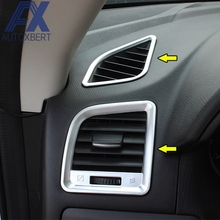 AX Chrome Interior Front Side Air Conditioner Vent Outlet Cover Trim Molding Decoration For Mazda Cx-5 Cx5 2013 2014 2015 2016 2024 - buy cheap