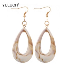 YULUCH 2019 Fashion 5 Colors Acrylic Dangle Drop Earrings Bohemian Trendy Red Hanging Earings For Women Lady Jewelry Accessories 2024 - buy cheap