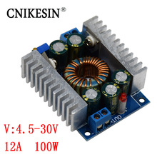 CNIKESIN 12A Adjustable Step-down Module DC-DC High Power Low Ripple 95% High Efficiency  Voltage 4.5-30V Car Power Module 2024 - buy cheap