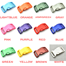 12pcs 1"Plastic Colorful Contoured Side Release Buckles For Paracord Bracelet Dog Collar Harness Backpack Webbing 25.5mm 2024 - buy cheap