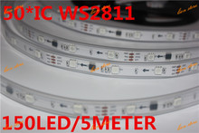 10 Pixels per Meter;30LED/M DC12V 5m WS2811 led digital magic strip  10 IC per meter waterproof IP67 in Silicone tube 2024 - buy cheap