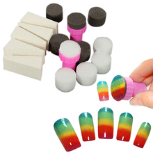 Hot  Stampers with Sponges As 1 Set Nail Art Salon Dcorations Tool   67RU 2024 - buy cheap
