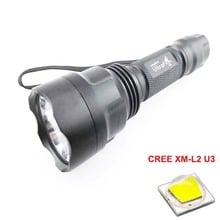 U-F C8 1xCREE XM-L2 U3 1800lm SMO OP LED Flashlight (1 x 18650) 2024 - buy cheap