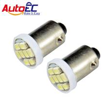 AutoEC 10 X LED T4W Automobile Lamps 8 LED SMD3528 SMD1210 BA9S 25lm Car Auto interior indicator light  #LG13 2024 - buy cheap