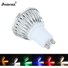 ampoule GU10 rgb Led bulb 110V 220V bombillas ceiling spotlight dimmable 3W 4W 5W gu 10 spot decorative dropshipping Joneaz 2024 - buy cheap