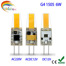 5pcs G4 LED Lamp AC DC 12V 220V Mini Lampada LED Bulb G4 1505 2609 COB Chip Light 360 Beam Angle Lights Replace 30W Halogen 2024 - buy cheap